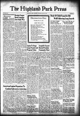 Highland Park Press, 30 May 1940