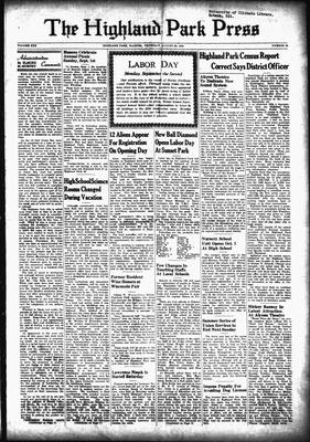 Highland Park Press, 29 Aug 1940