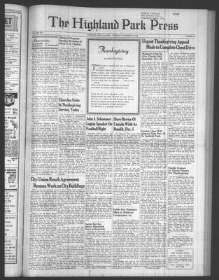 Highland Park Press, 21 Nov 1940