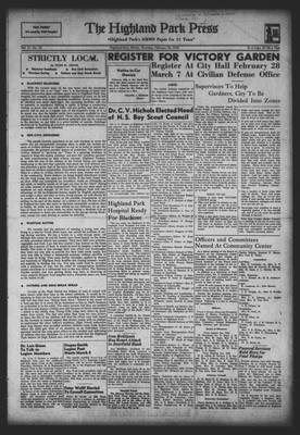 Highland Park Press, 26 Feb 1942