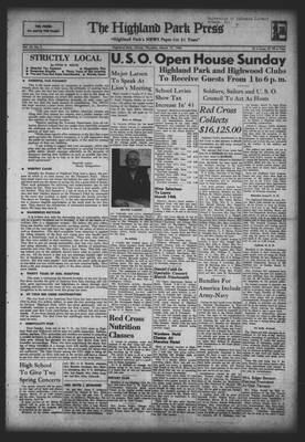 Highland Park Press, 12 Mar 1942