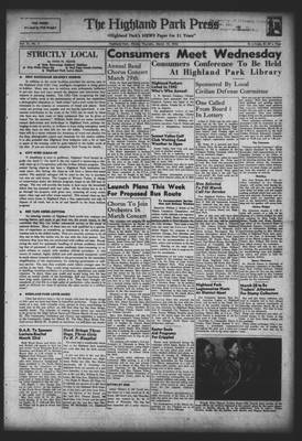 Highland Park Press, 19 Mar 1942