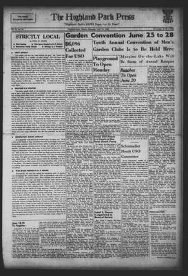 Highland Park Press, 18 Jun 1942