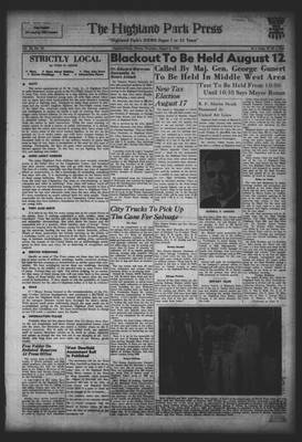 Highland Park Press, 6 Aug 1942