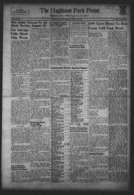 Highland Park Press, 13 Aug 1942