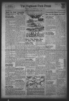 Highland Park Press, 10 Sep 1942