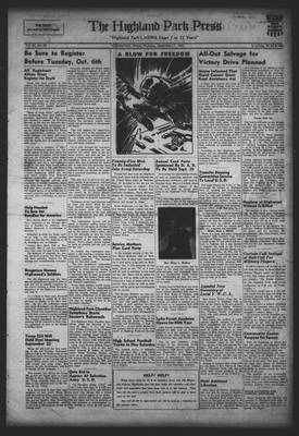 Highland Park Press, 17 Sep 1942