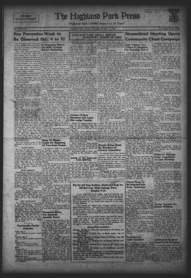 Highland Park Press, 1 Oct 1942