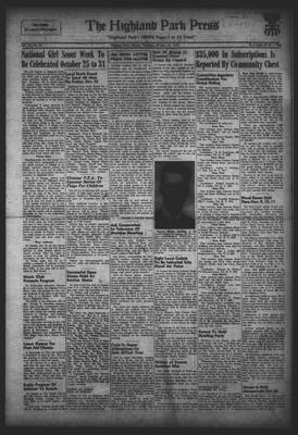 Highland Park Press, 22 Oct 1942