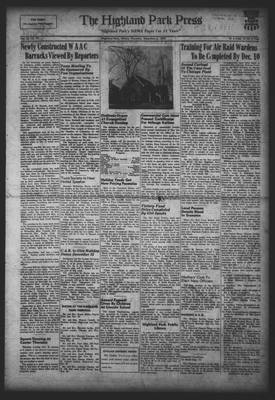 Highland Park Press, 3 Dec 1942