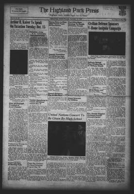 Highland Park Press, 10 Dec 1942