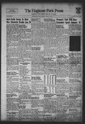 Highland Park Press, 14 Jan 1943