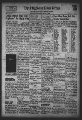 Highland Park Press, 18 Feb 1943