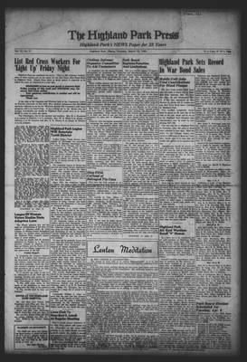 Highland Park Press, 18 Mar 1943