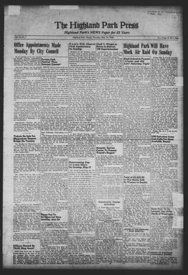 Highland Park Press, 13 May 1943