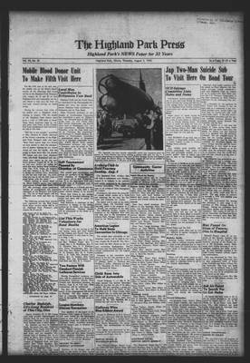 Highland Park Press, 5 Aug 1943