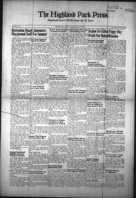 Highland Park Press, 18 May 1944