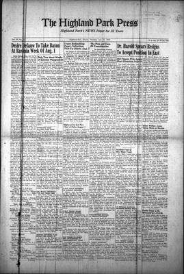 Highland Park Press, 27 Jul 1944