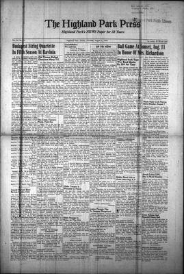 Highland Park Press, 3 Aug 1944