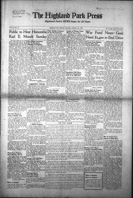 Highland Park Press, 26 Oct 1944