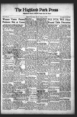 Highland Park Press, 18 Jan 1945