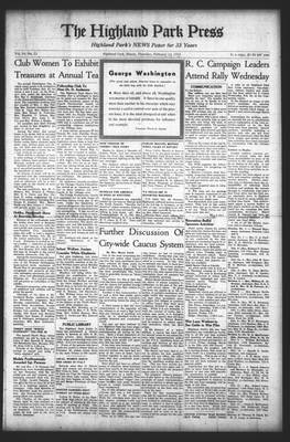 Highland Park Press, 22 Feb 1945