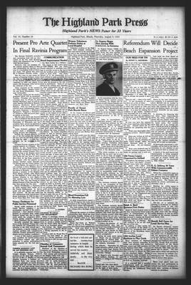 Highland Park Press, 9 Aug 1945