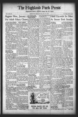 Highland Park Press, 27 Dec 1945