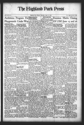 Highland Park Press, 13 Jun 1946