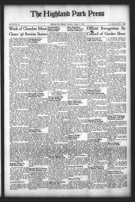 Highland Park Press, 1 Aug 1946