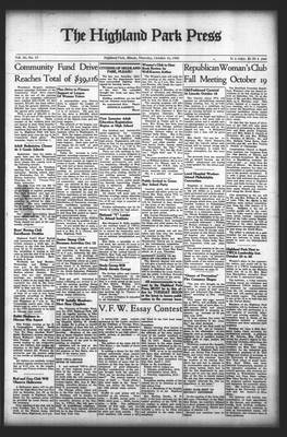 Highland Park Press, 10 Oct 1946