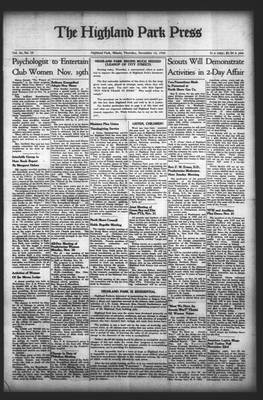 Highland Park Press, 14 Nov 1946