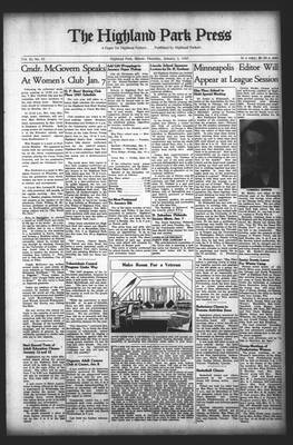 Highland Park Press, 2 Jan 1947