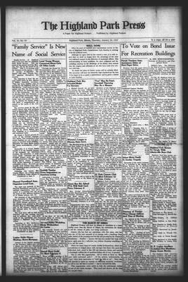 Highland Park Press, 30 Jan 1947