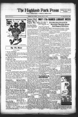 Highland Park Press, 13 May 1948