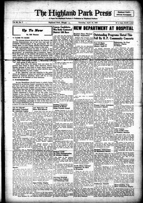 Highland Park Press, 13 Apr 1950