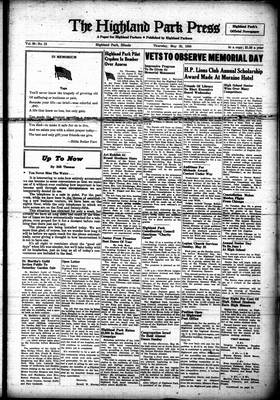 Highland Park Press, 25 May 1950