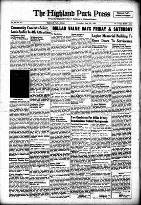 Highland Park Press, 22 Feb 1951