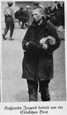 Teen-aged youth begging in Kharkiv