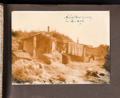 A worker’s dwelling on the outskirts of Kharkiv