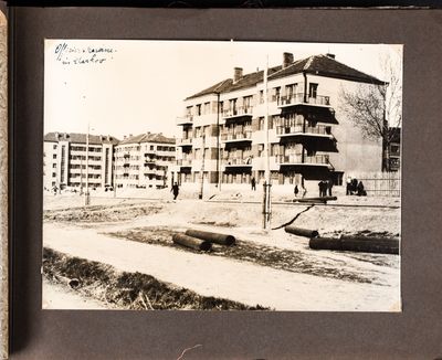 Recently constructed housing in Kharkiv for Soviet military officers