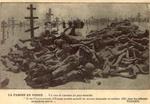 Non-Holodomor: Russian cemetery in the winter of 1921-1922, with a large pile of frozen, unburied corpses in the foreground