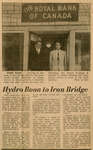 Hydro Boon to Iron Bridge, 1958
