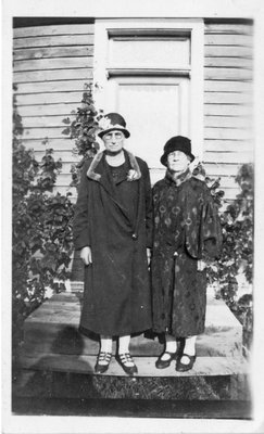 Mrs. T.W. Baker and Mrs. Peter Jeffery, circa 1925