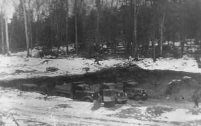 Making The Lake Above Red Rock Dam, Iron Bridge, Circa  1960