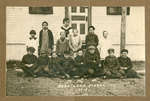 Dean Lake school students and teacher, 1919