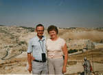John and Carole Brown - Outside Jerusalem, 1989