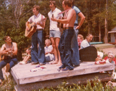 Group Sing Along at Camp MacDougall 1977