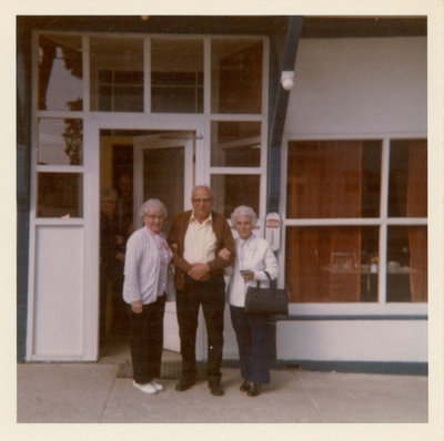 Katie and Neil Draper With Rita Rutledge