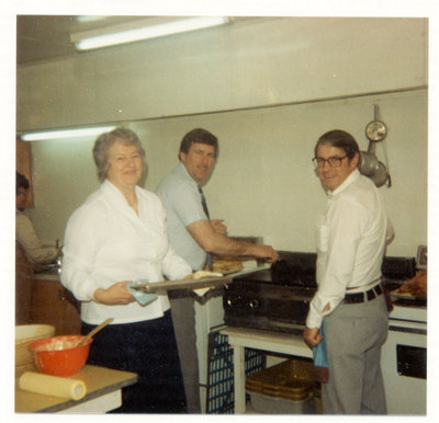 Cooking For Easter Sunrise Service - 1982